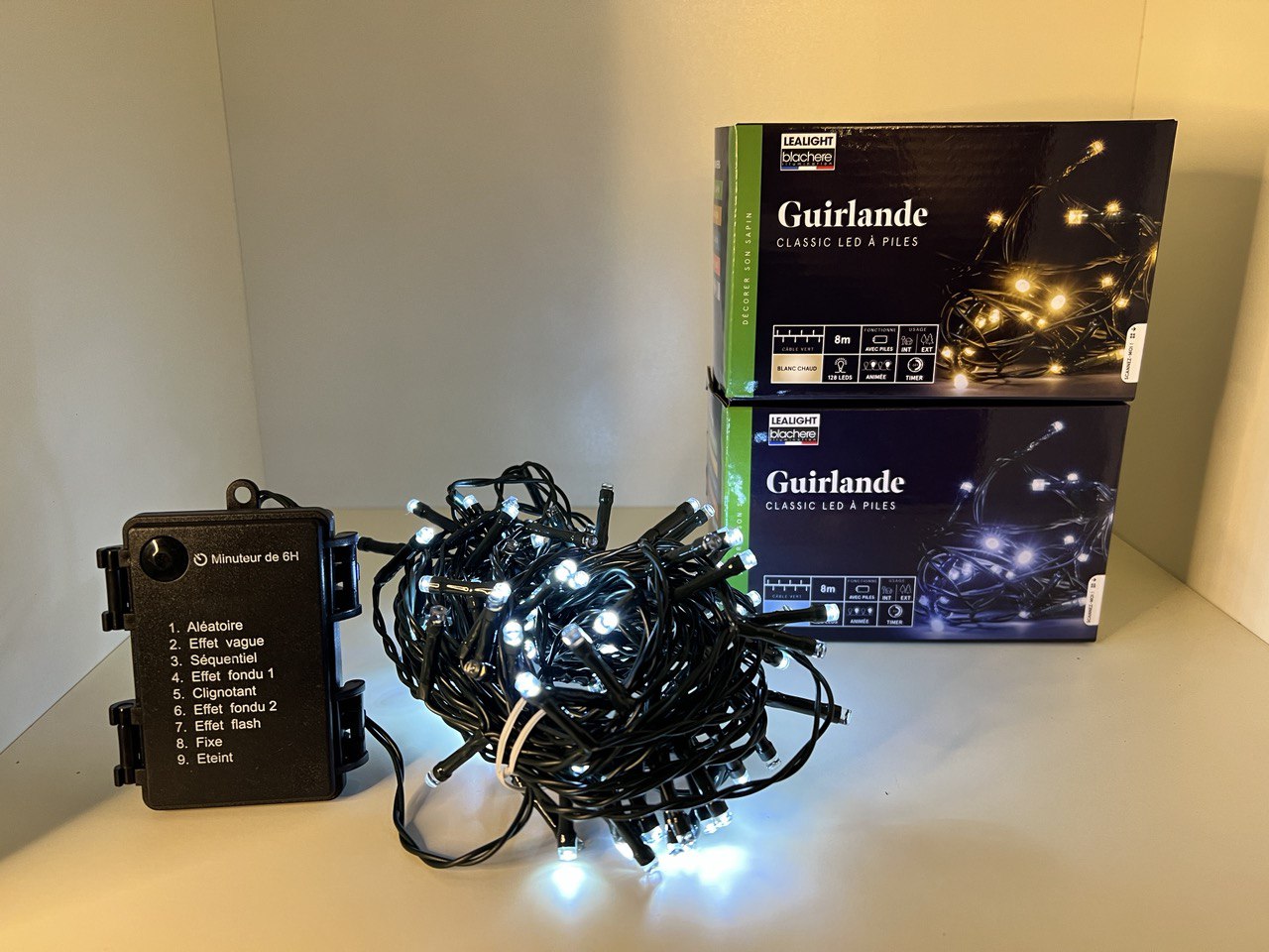 Гирлянда на батарейках 8 метров