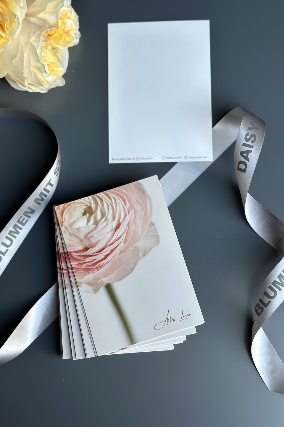 Daisy Postcard "Alles Liebe"