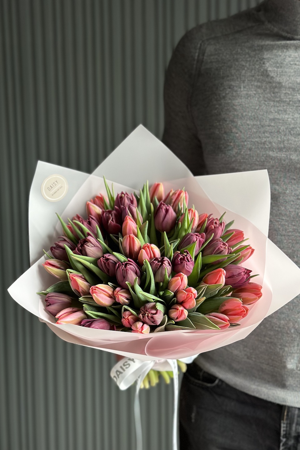 Daisy Duo Strauß "Tulpen Pretty princess"