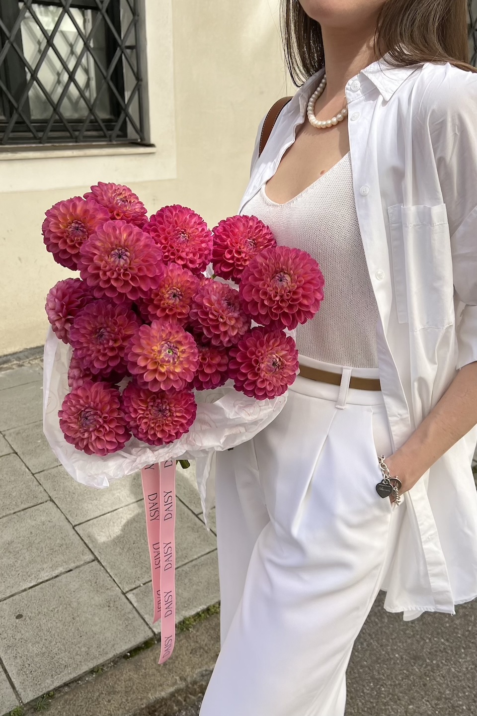 Daisy Mono Strauß "Dahlie pink"