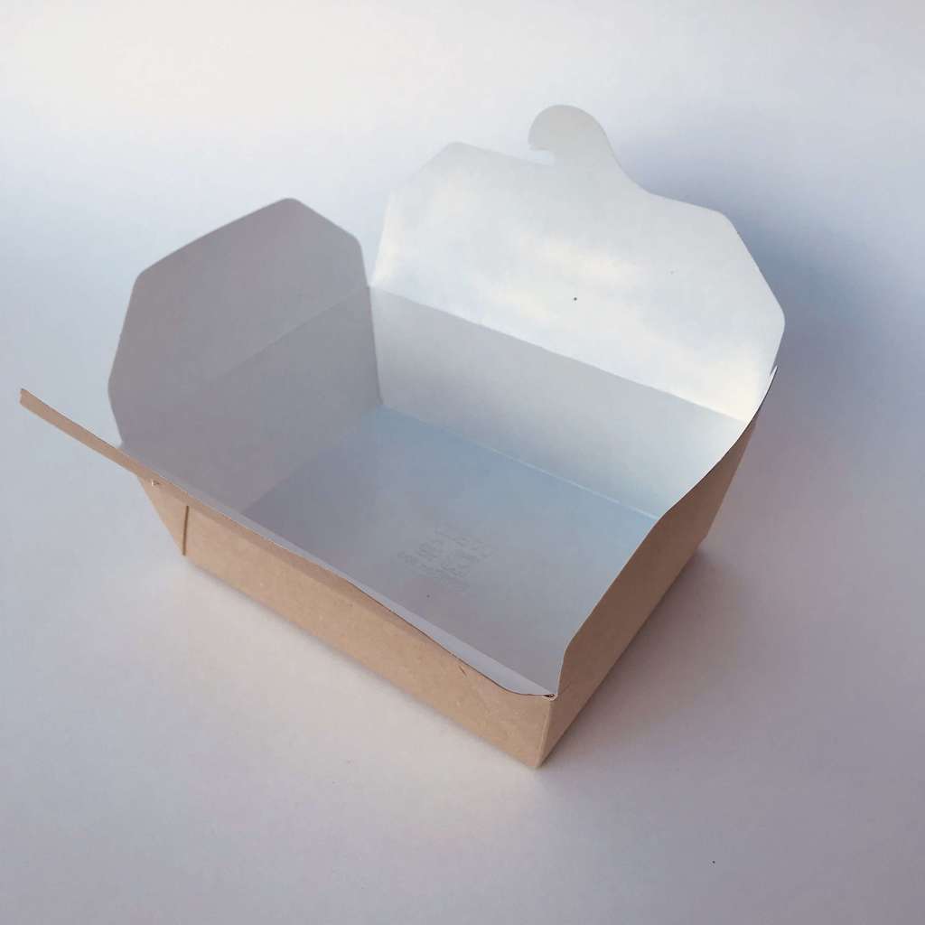 Универсальный контейнер (ECO FOLD BOX 600), крафт, 50 штук/упак.