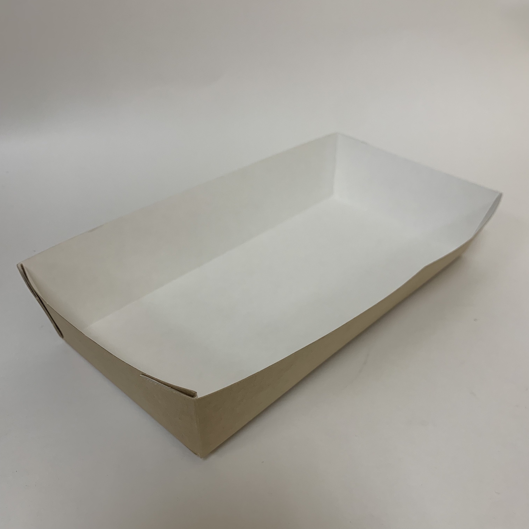 Лоток 1000 мл (TRAY 1000), крафт/белый, 50 штук/упак.