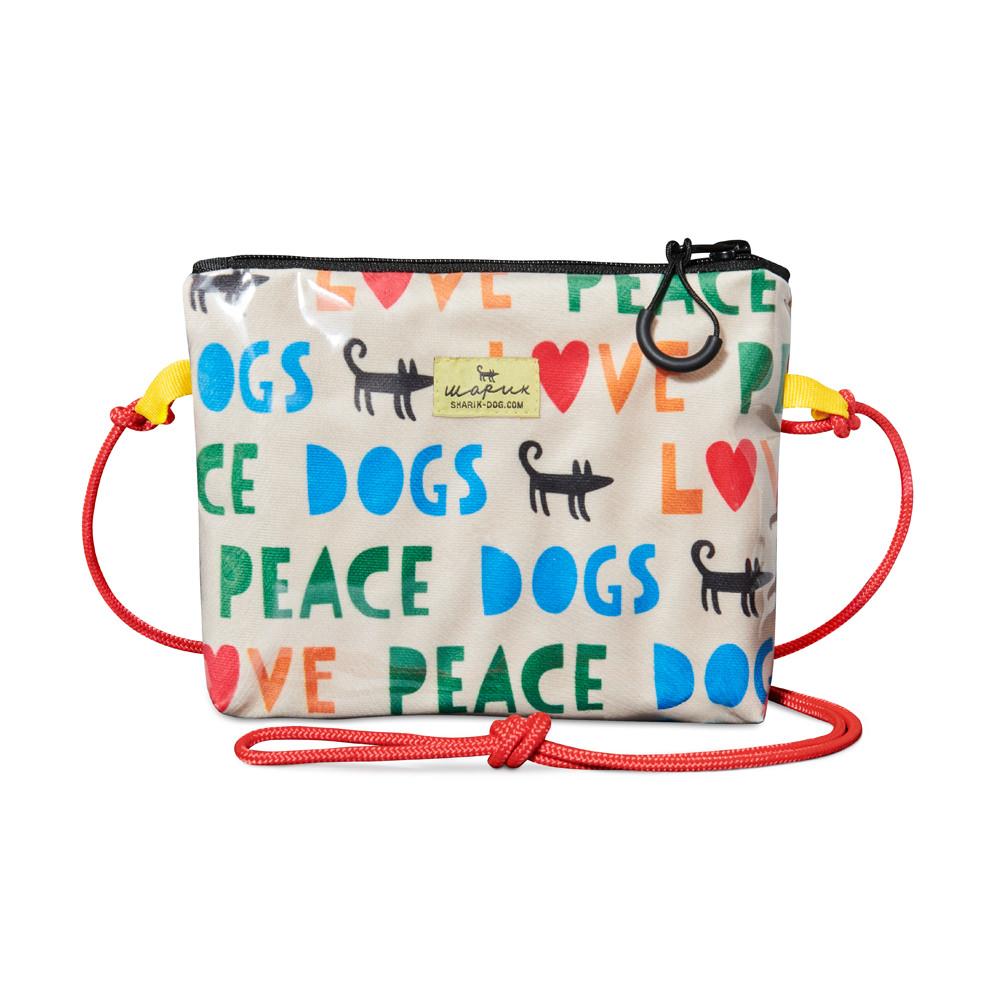 Love Peace Dogs > Мини-сумочка на шнурке LOVE PEACE DOGS купить в  интернет-магазине