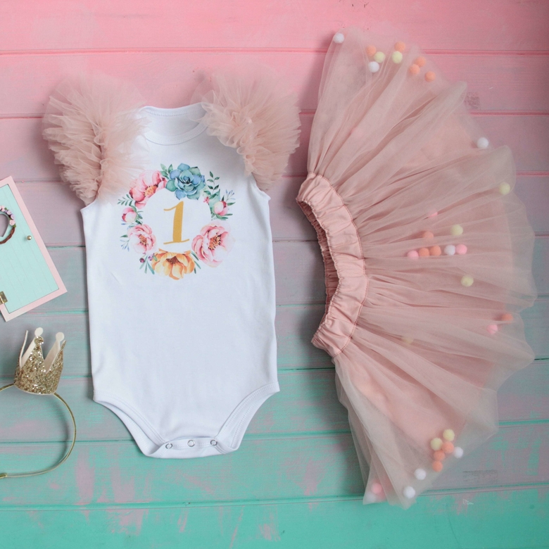 Боди ONE + юбка (отдельно)