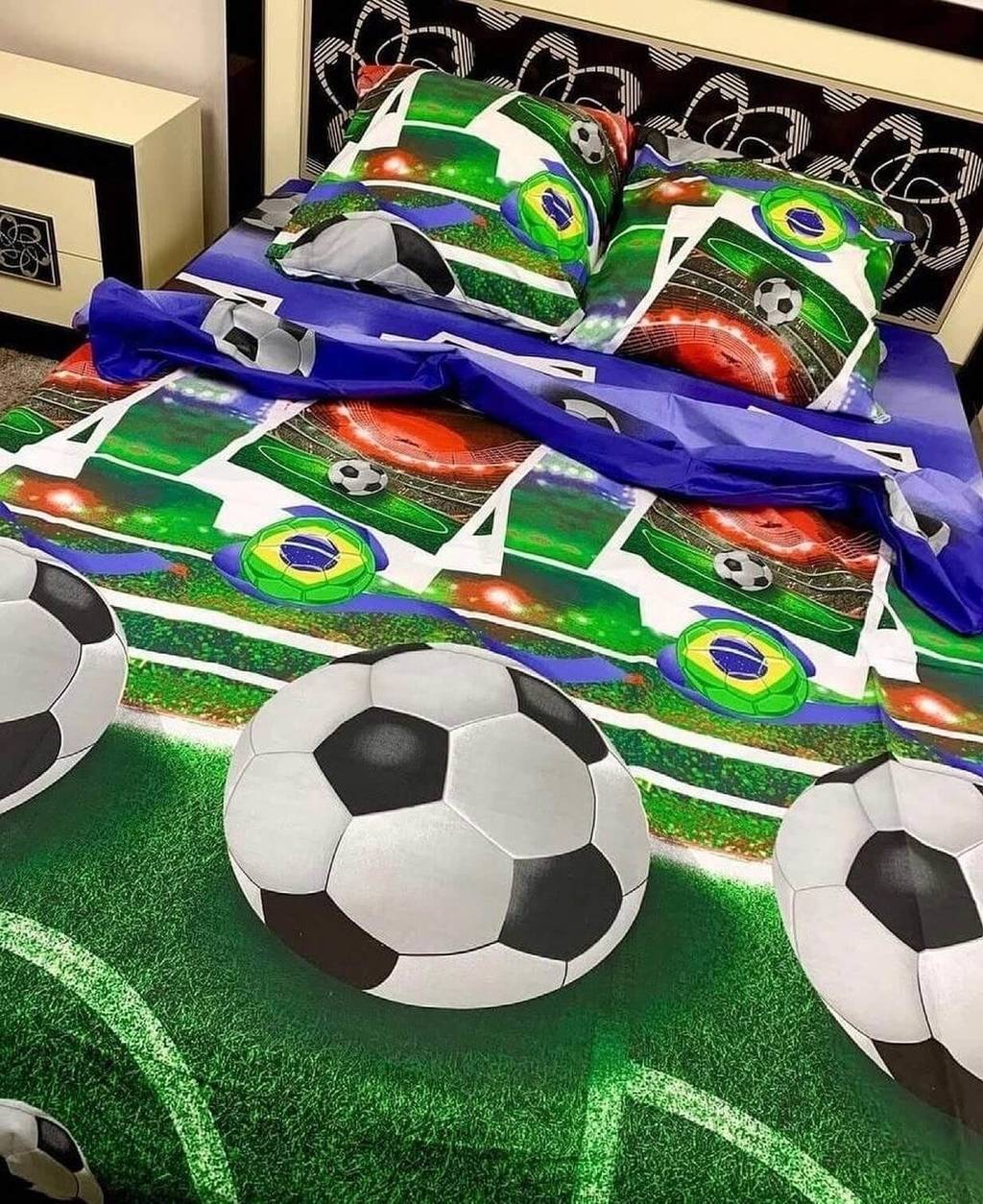 постельное белье футбол 3Д фото 1