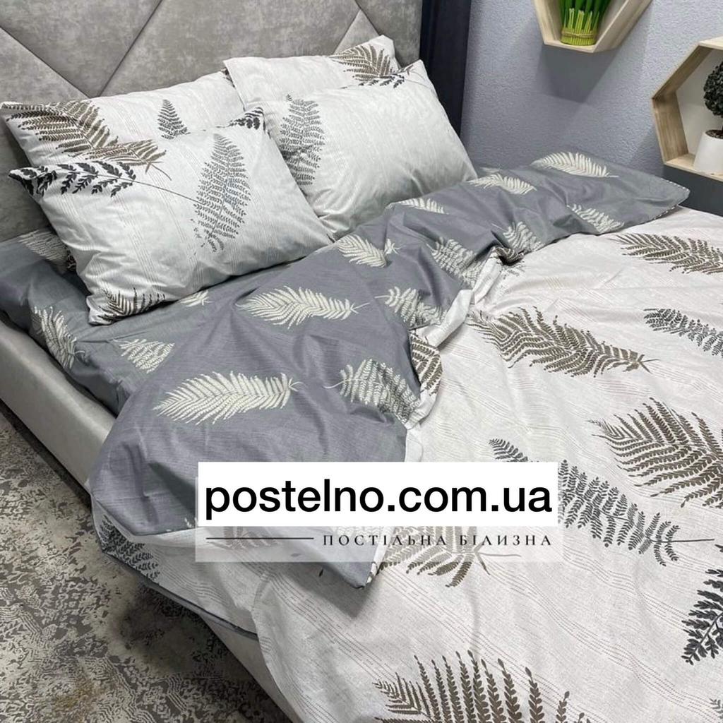 постельное белье бязь с папоротником  photo 1