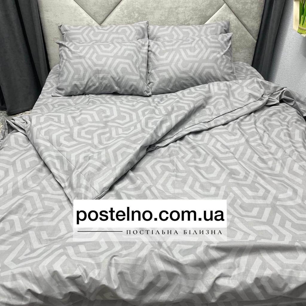 постельное белье бязь серого цвета соты фото 1