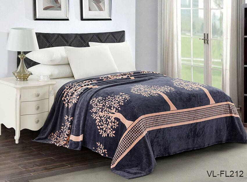 плед на кровать с деревом