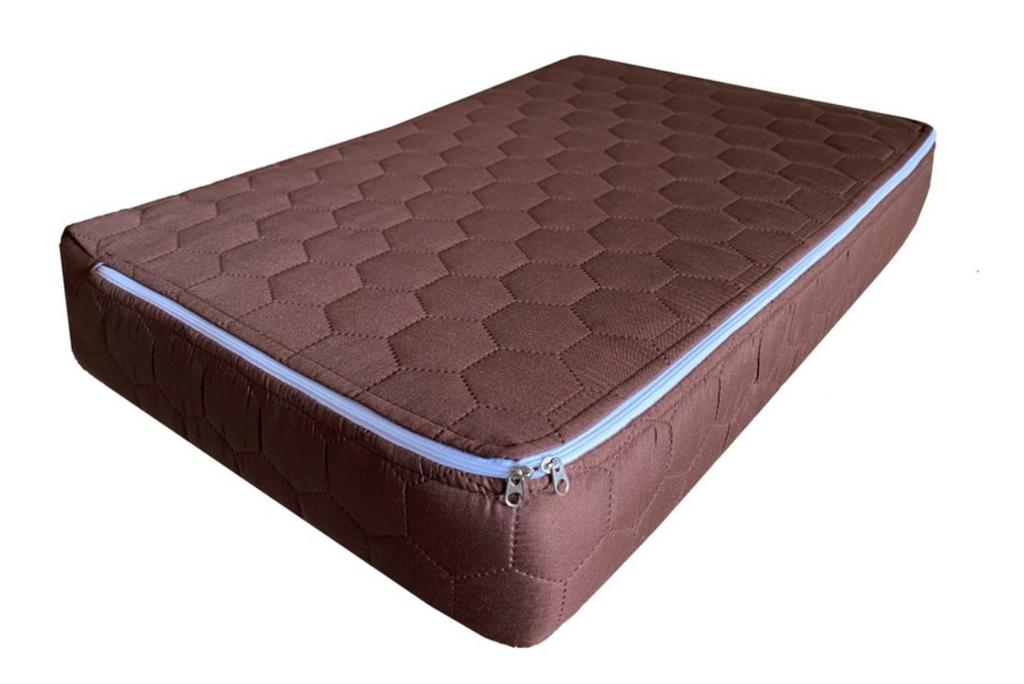 чехол на матрас коричневый из микрофибры фото 1