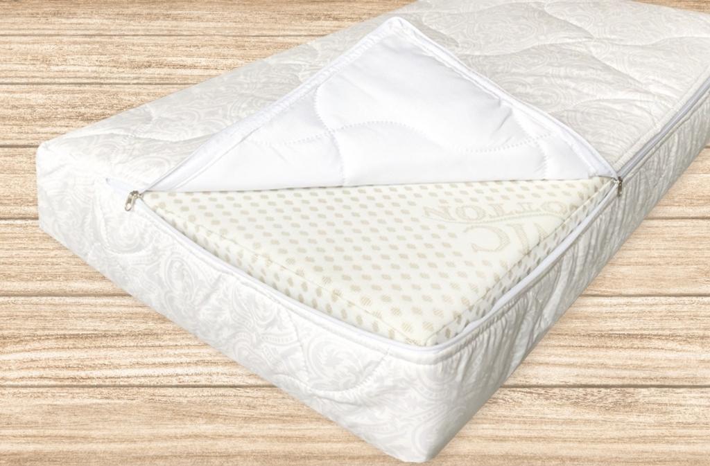 чехол на матрас из бязи белого цвета