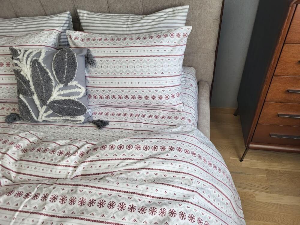 постельное белье фланель (байка) с рисунком вышиванка фото 1