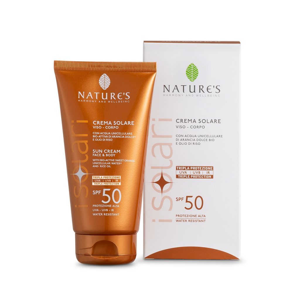 Солнцезащитный крем для тела и лица SPF 50