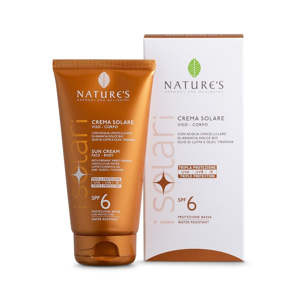 Солнцезащитный крем для тела и лица SPF 6