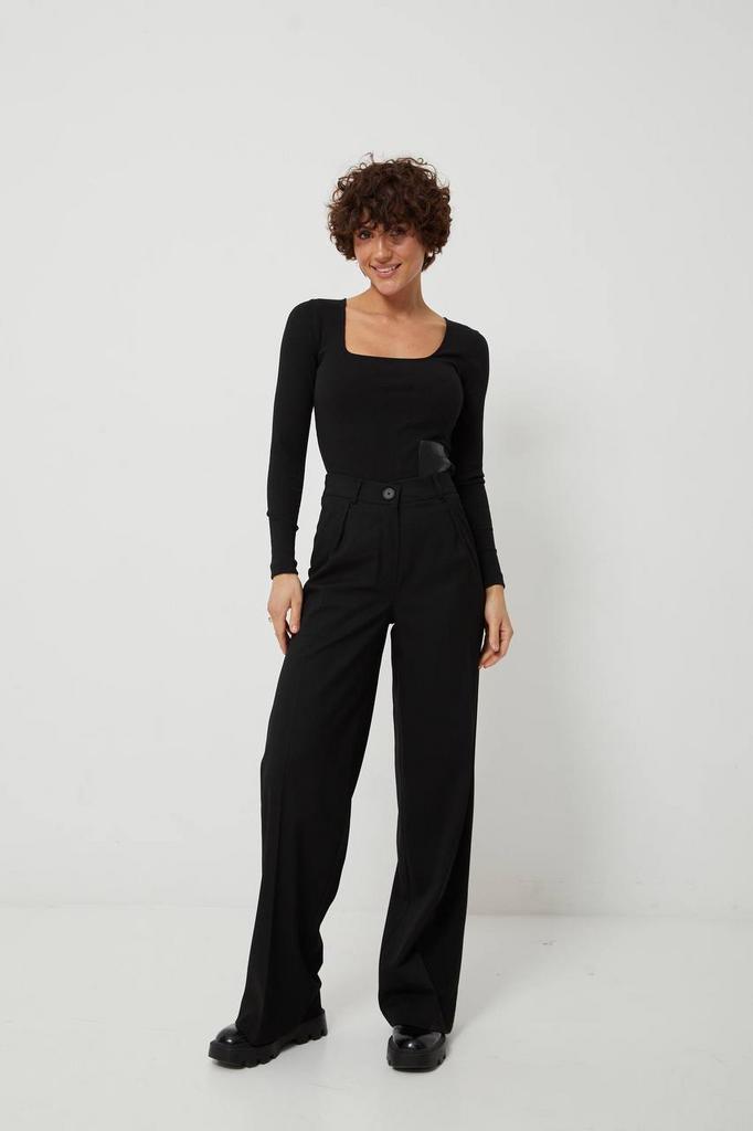 Брюки  палаццо чорні #1