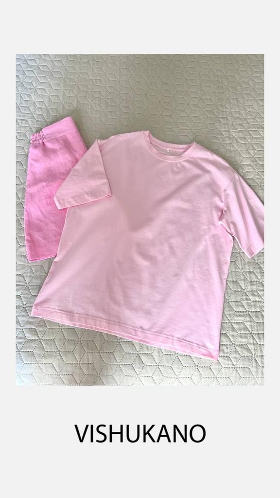 Футболка рожева