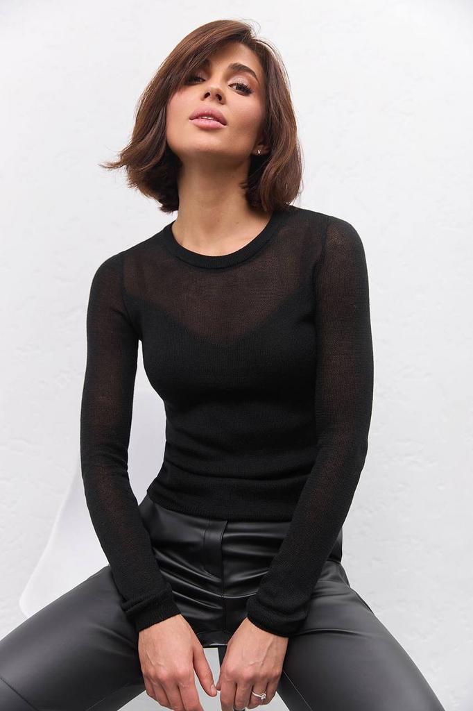 Лонгслів чорний