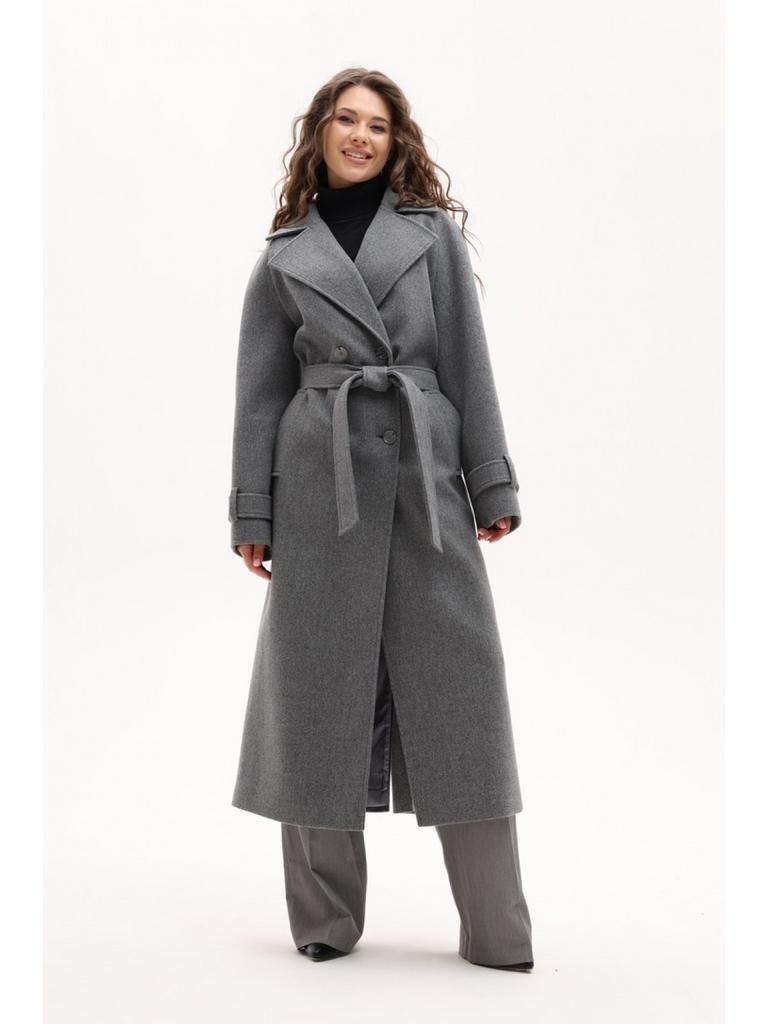 Зимове пальто сіре