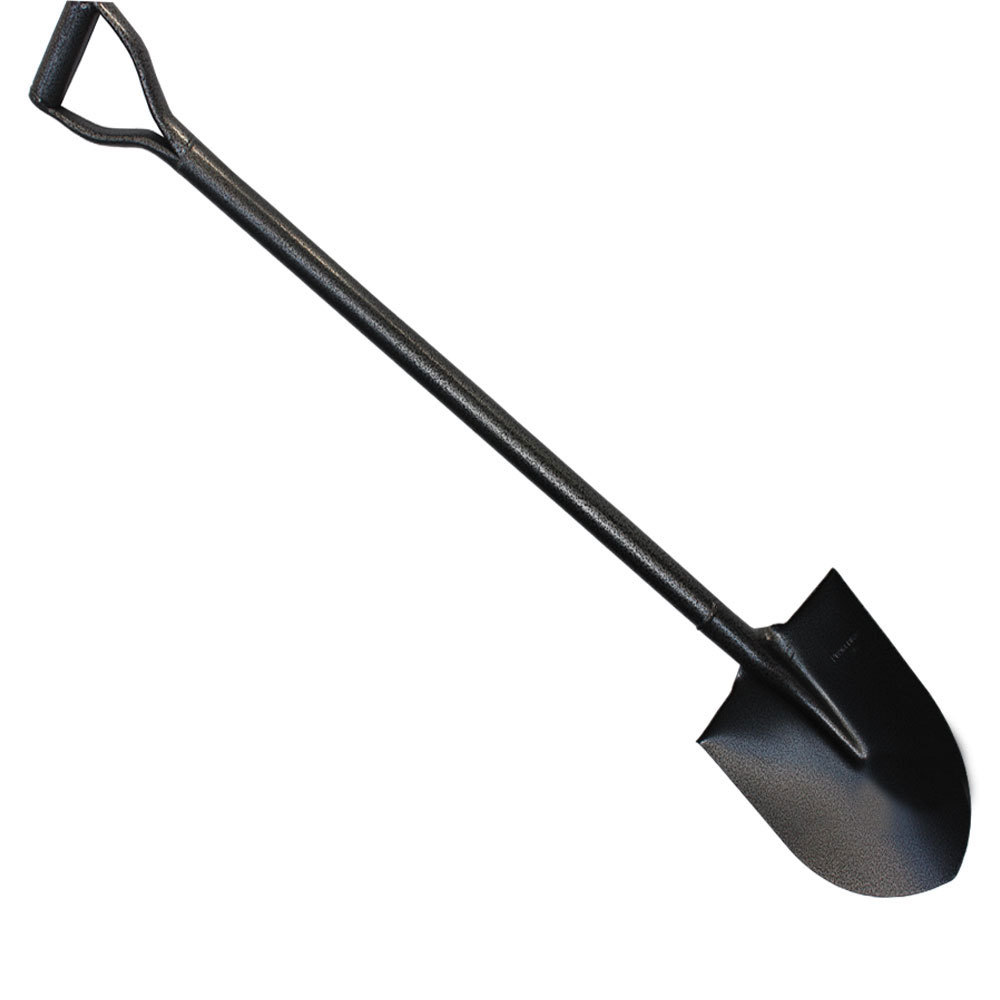 Лопата американка с металической ручкой порошковая покраска