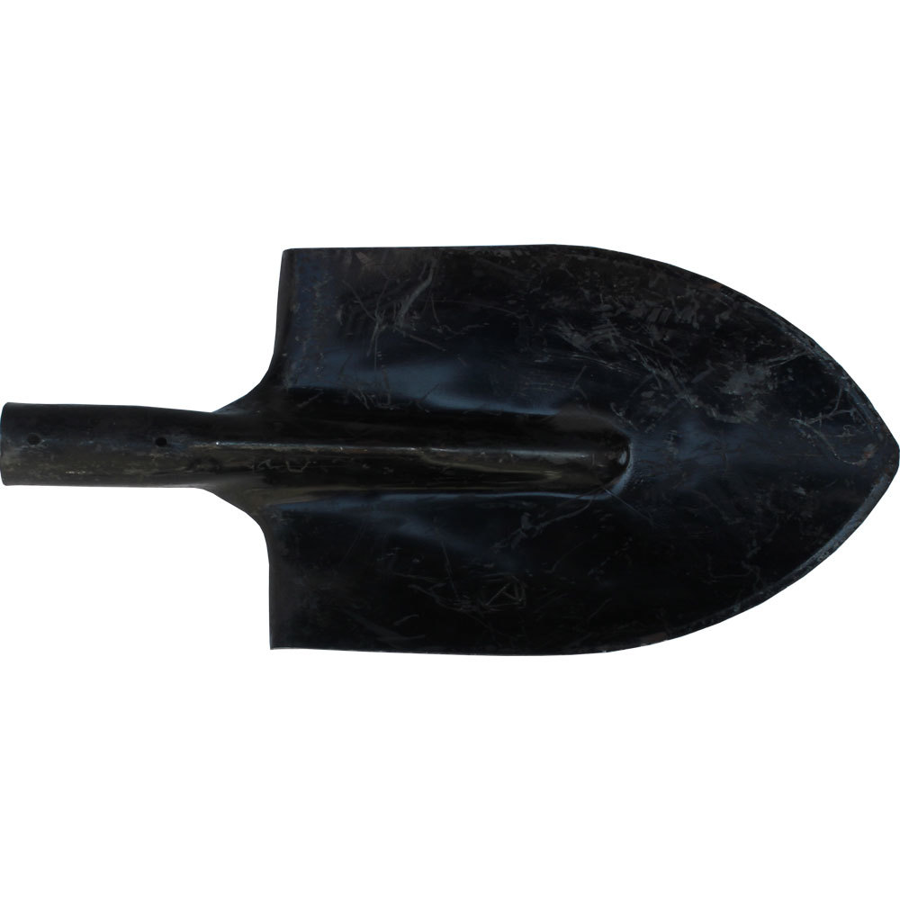 Лопата штык короткая черная без черенка