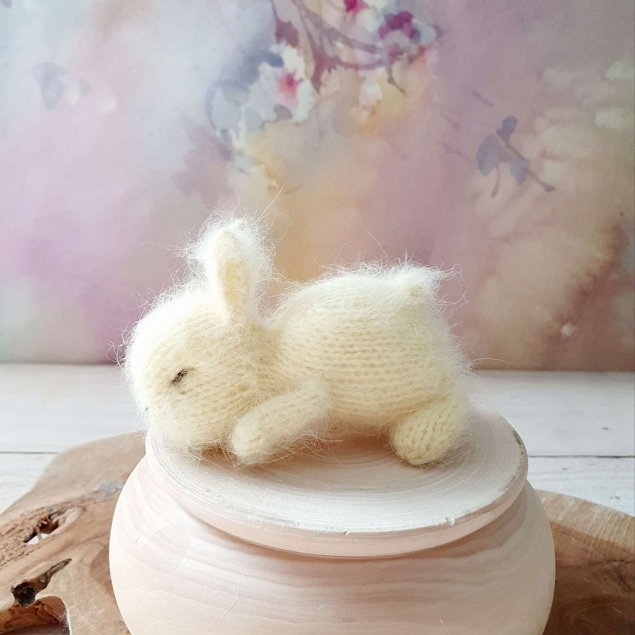 Sleeping Bunny Plush | Powder | Small Sleeping Bunny Plush | Powder | Small