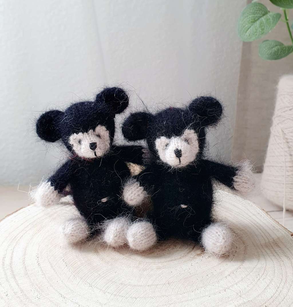 Plush toy sitting Miki- Mouse 10cm