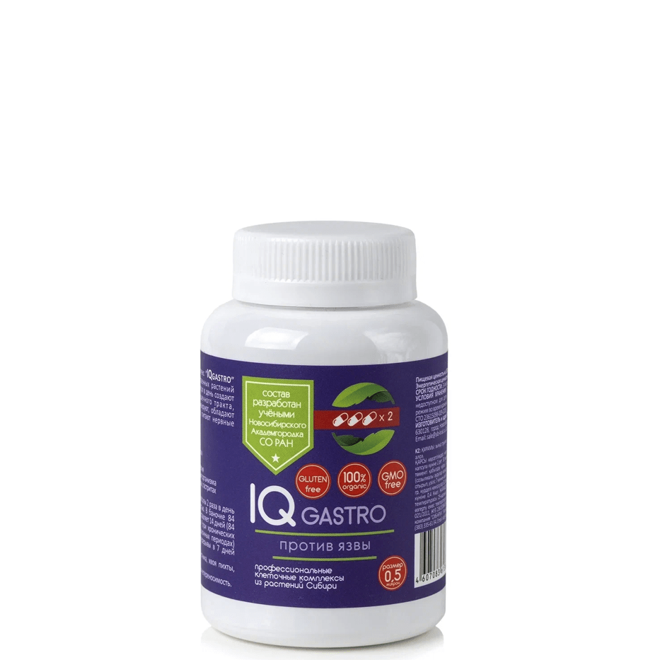 Растительный комплекс Оздоровление ЖКТ  IQ gastro, Сиб-Крук,84 кап.