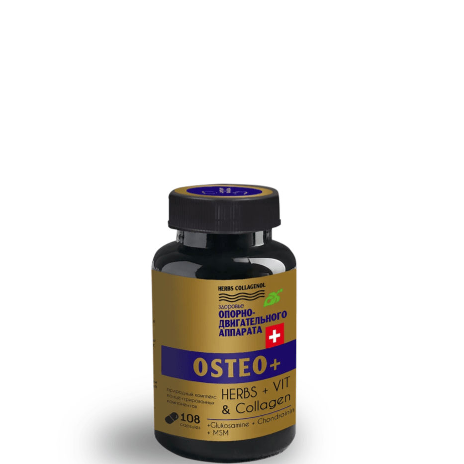 Комплекс OSTEO+ Подвижные суставы с глюкозамином и хондроитином, Сиб-Крук, 108 кап.