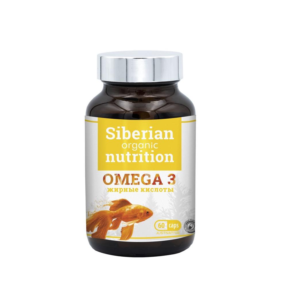 Рыбий жир Omega 3, Siberian Organic Nutrition, 60 кап. | яморошка.рф