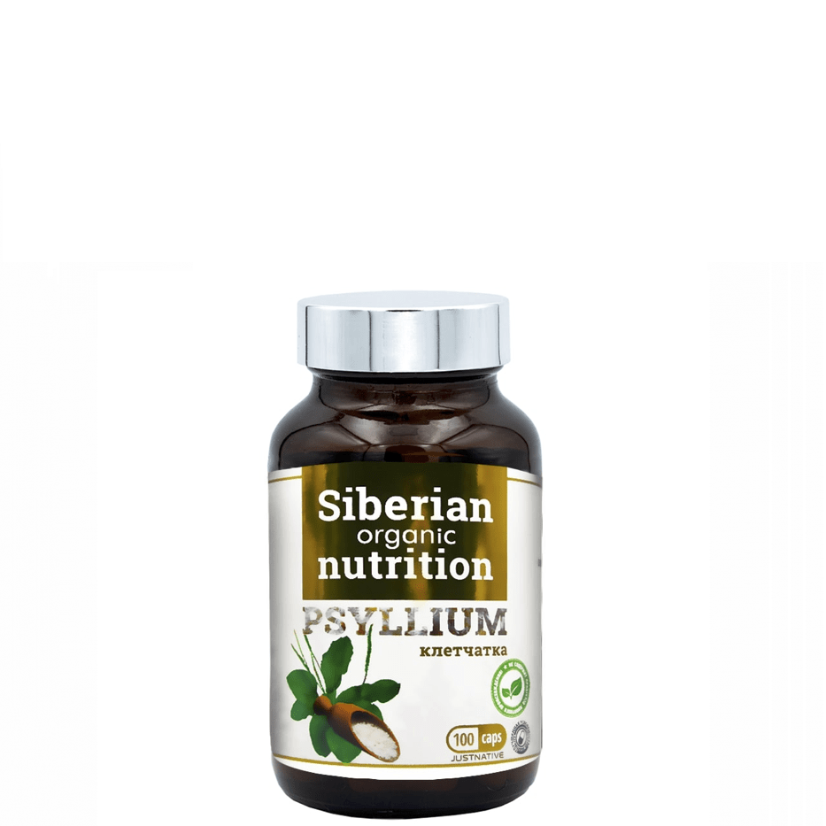 Psullium (псиллиум), клетчатка, Siberian Organic Nutrition, 100 кап.