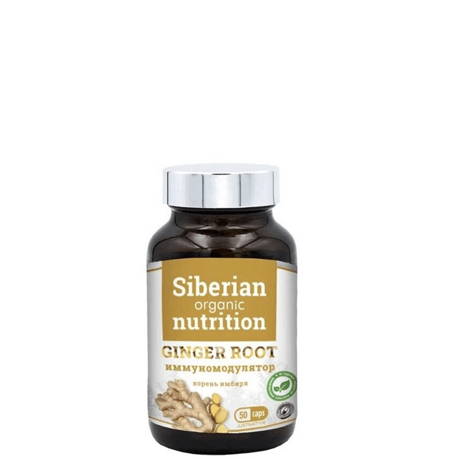 Иммуномодулятор Ginger Root (корень имбиря), Siberian Organic Nutrition, 50 кап.