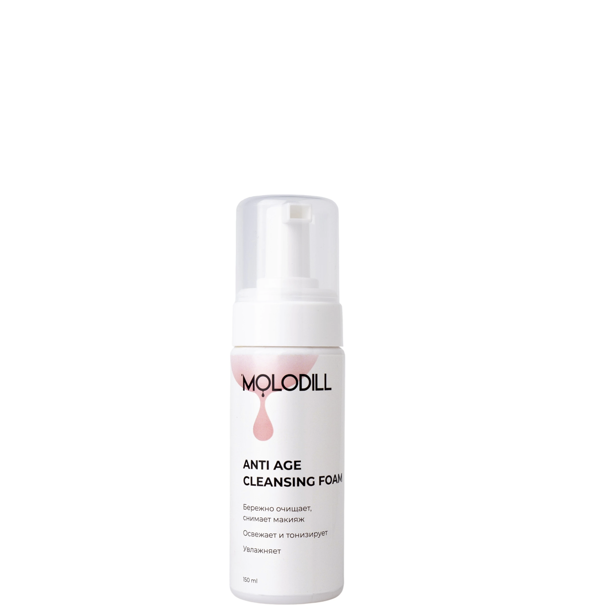 ANTI AGE CLEANSING FOAM Пенка для лица антивозрастная, Molodill, 150 мл.