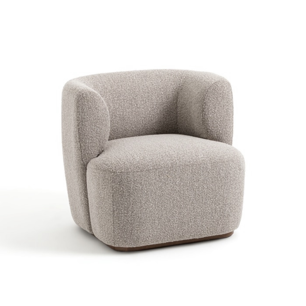 Кресло из ткани букле