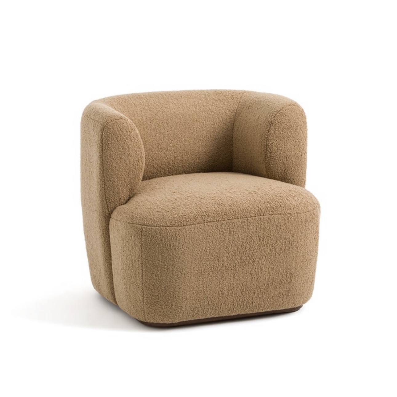 Кресло из ткани букле