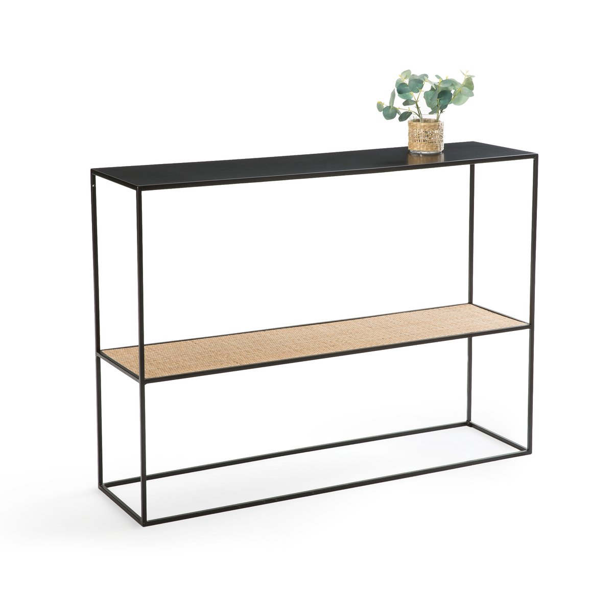 Консоль из металла и плетения