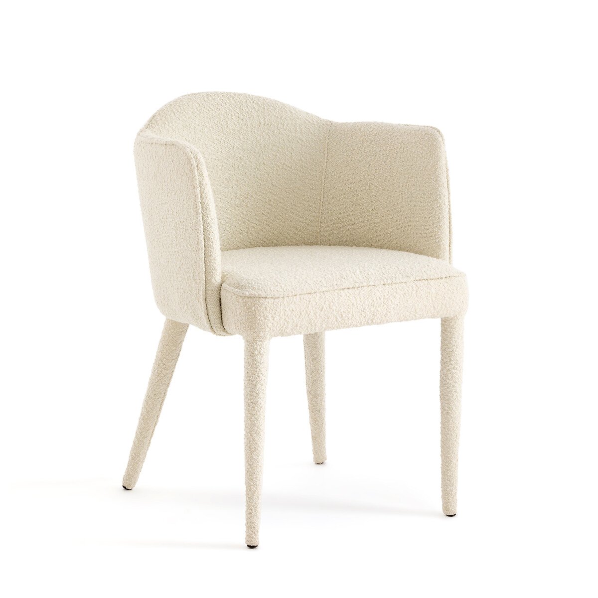 Кресло для столовой из ткани букле