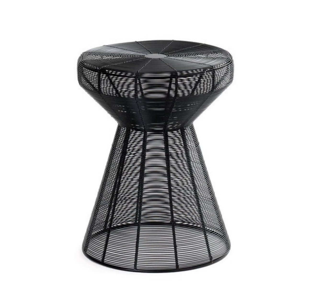 Стол диванный проволочный черный  