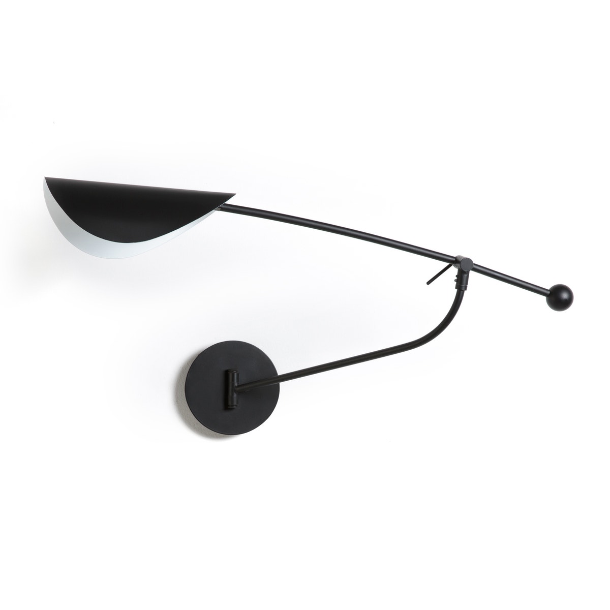 Бра на шарнирах с 1 плафоном