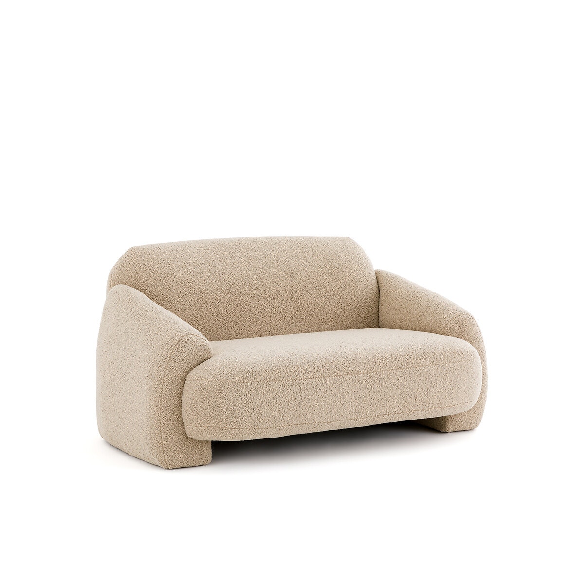 Диван двухместный из ткани букле