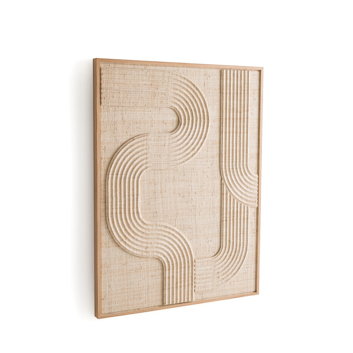 Стенная живопись из плетеных пальмовых листьев