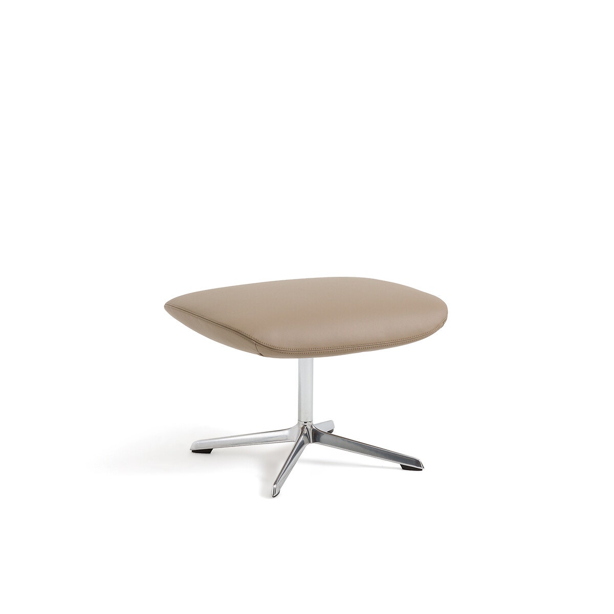 Подставка под ноги с отделкой из кожи