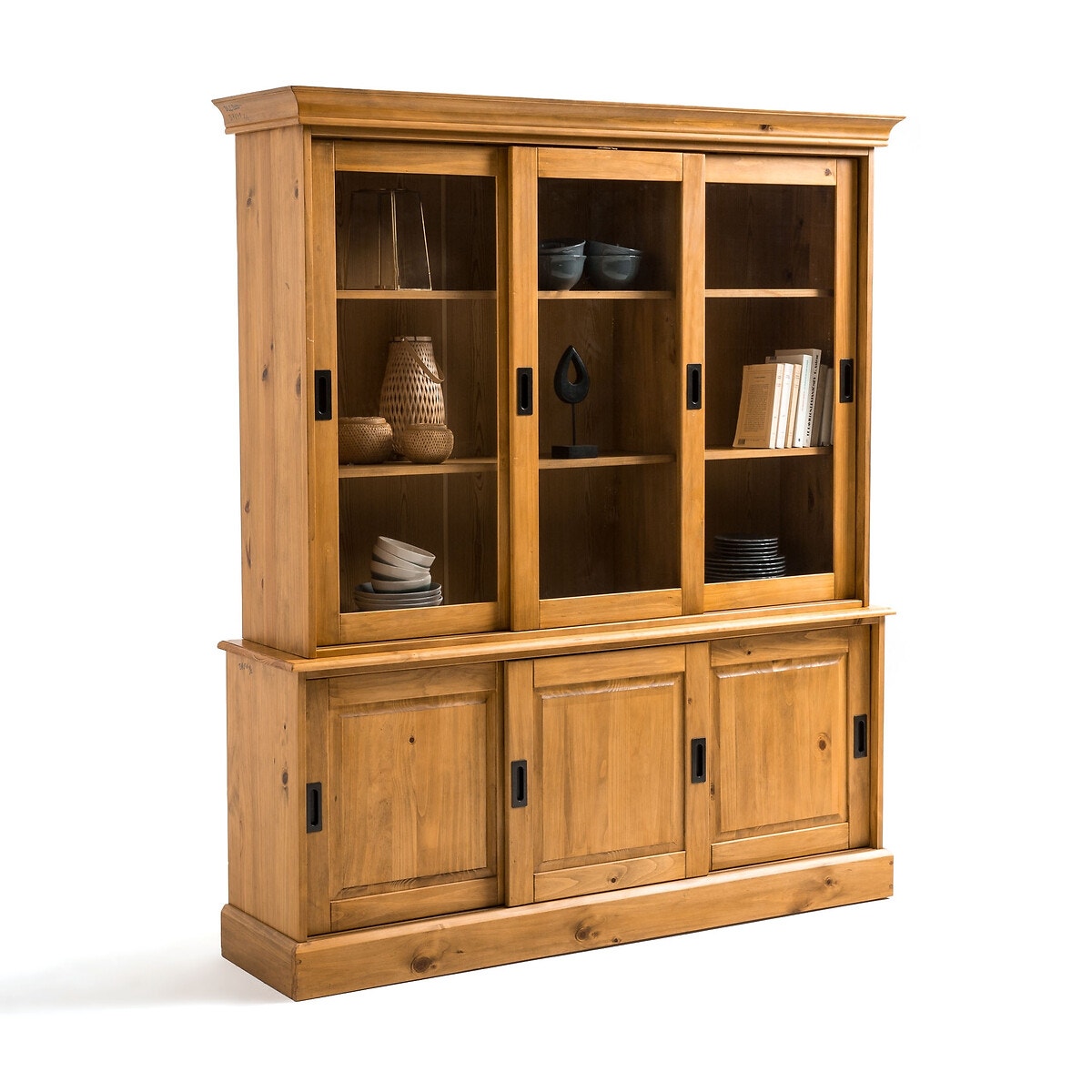 Буфет-шкаф для посуды из массива сосны
