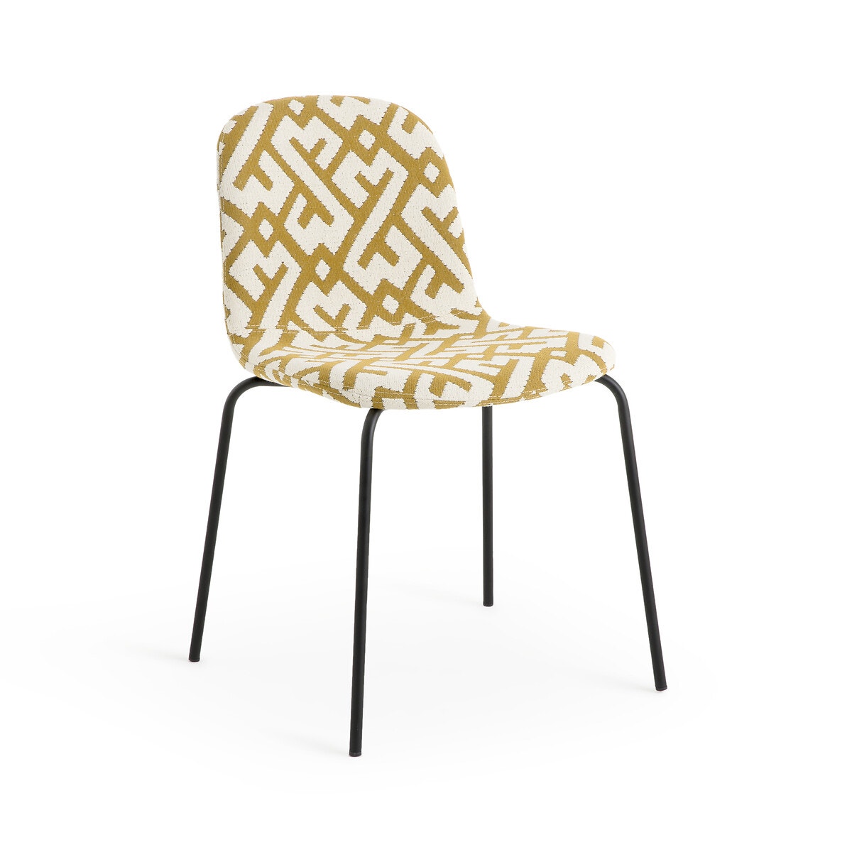 Стул из жаккардовой ткани