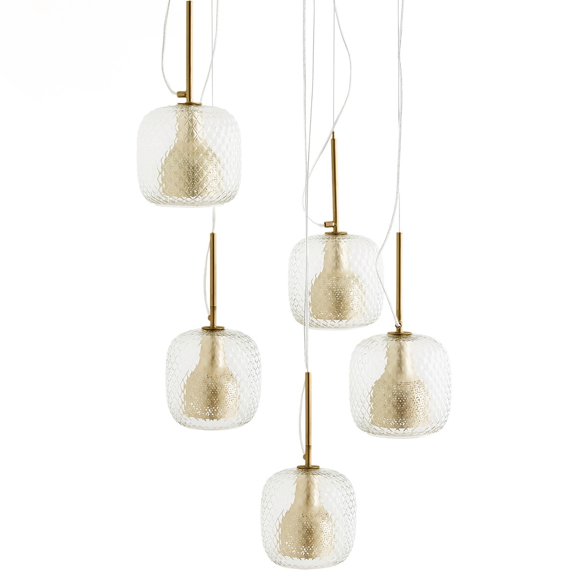 Люстра с 5 плафонами