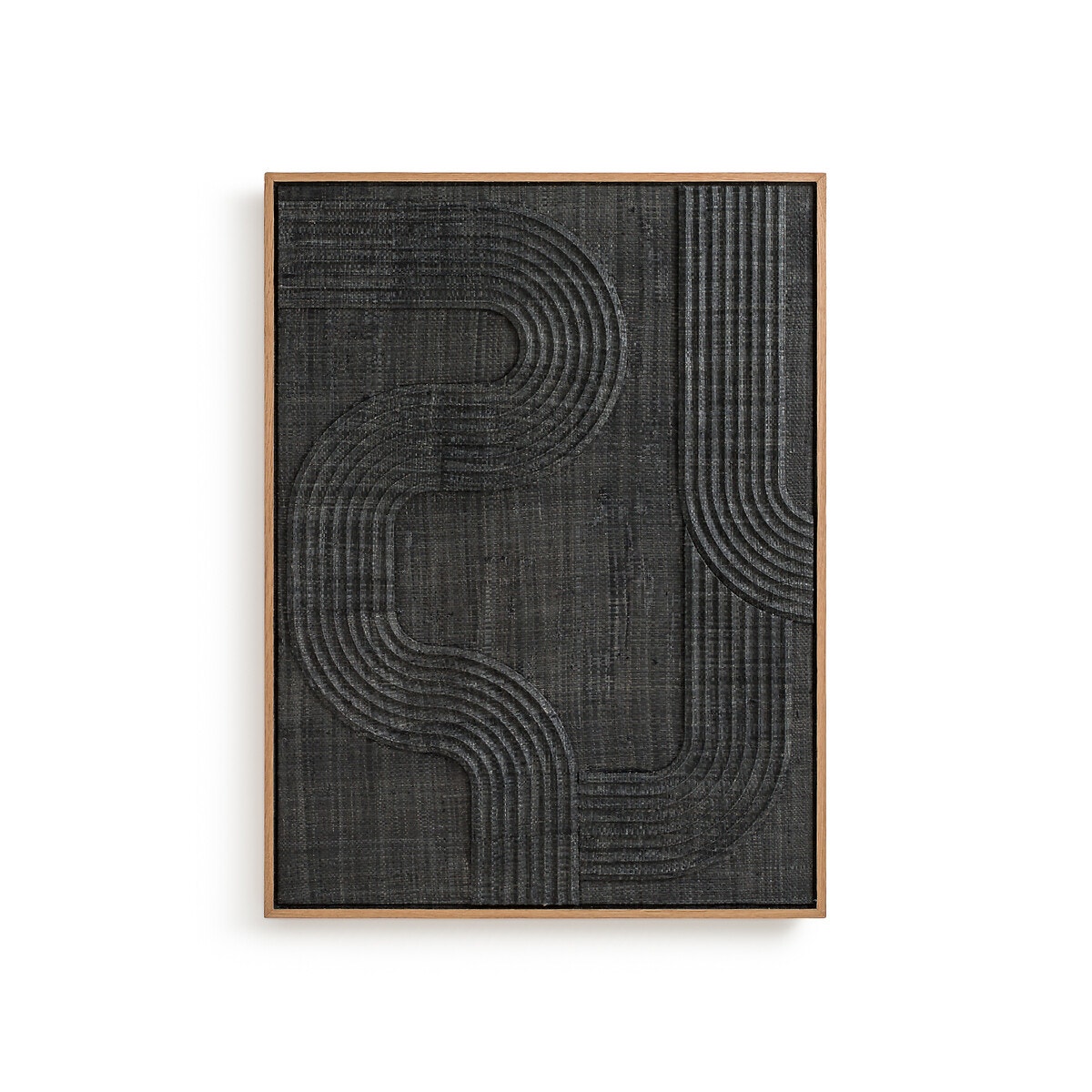 Настенная живопись в виде плетеных банановых листьев