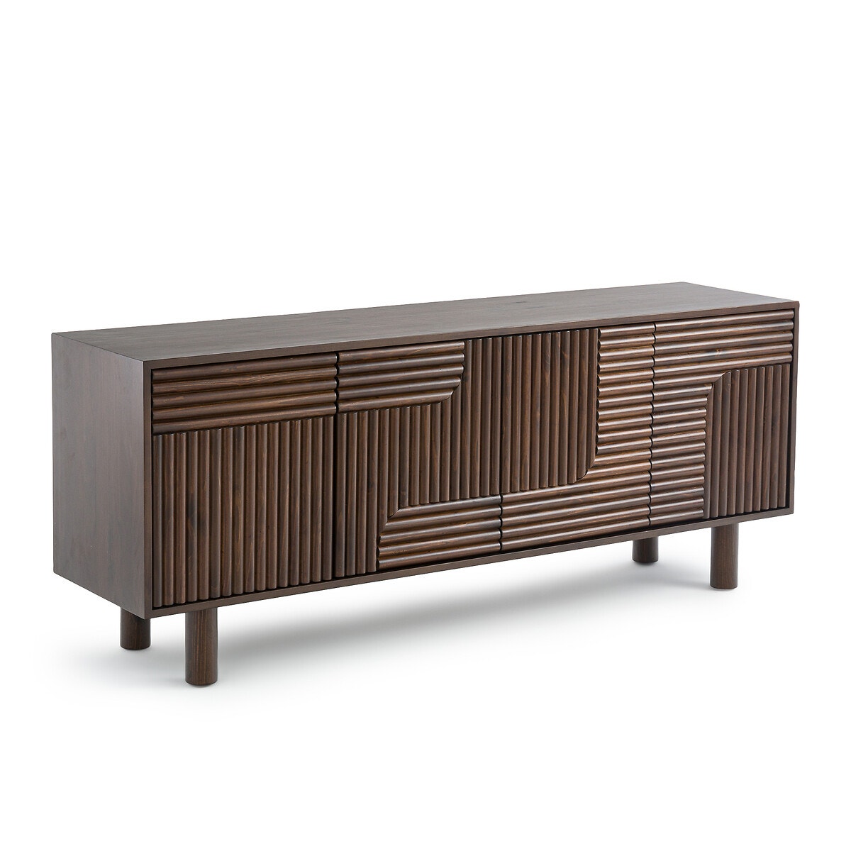 Буфет с четырьмя дверцами из массива сосны