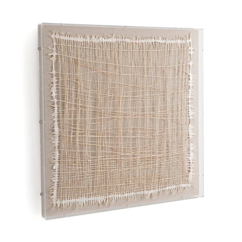 Картина настенная из папье-маше в рамке из оргстекла