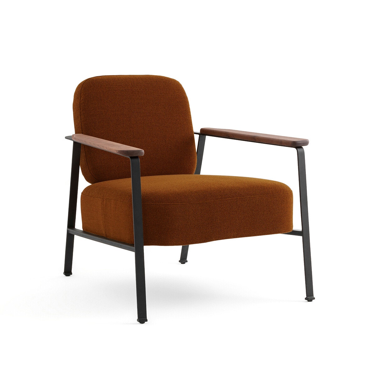 Кресло из плетеной ткани меланж