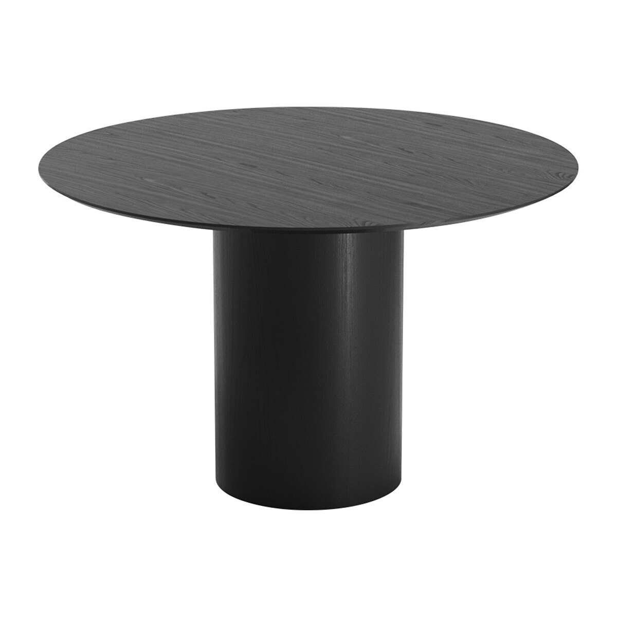 Стол обеденный круглый (черный)