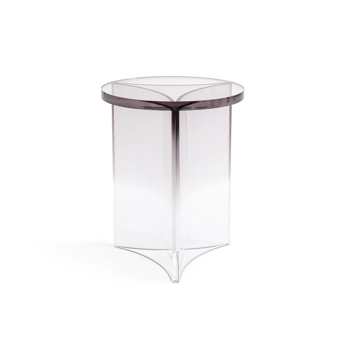 Стол журнальный круглый из акрилового волокна