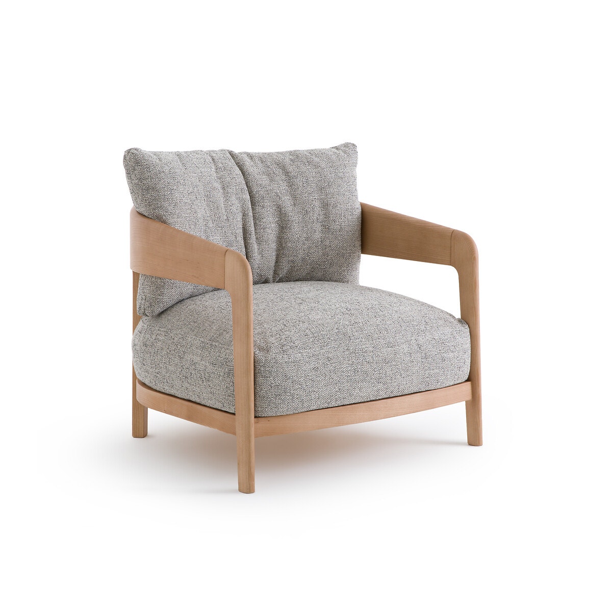 Кресло из ясеня натурального цвета